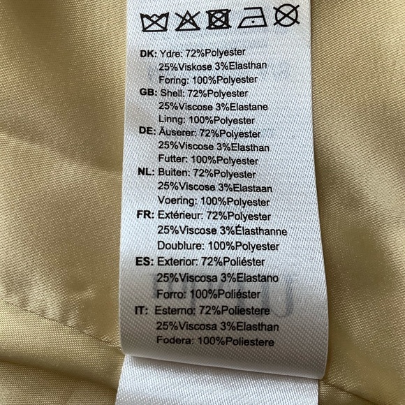 mbyM Butter Cream Tailored Suit Vest Size S/M - Picture 12 of 16